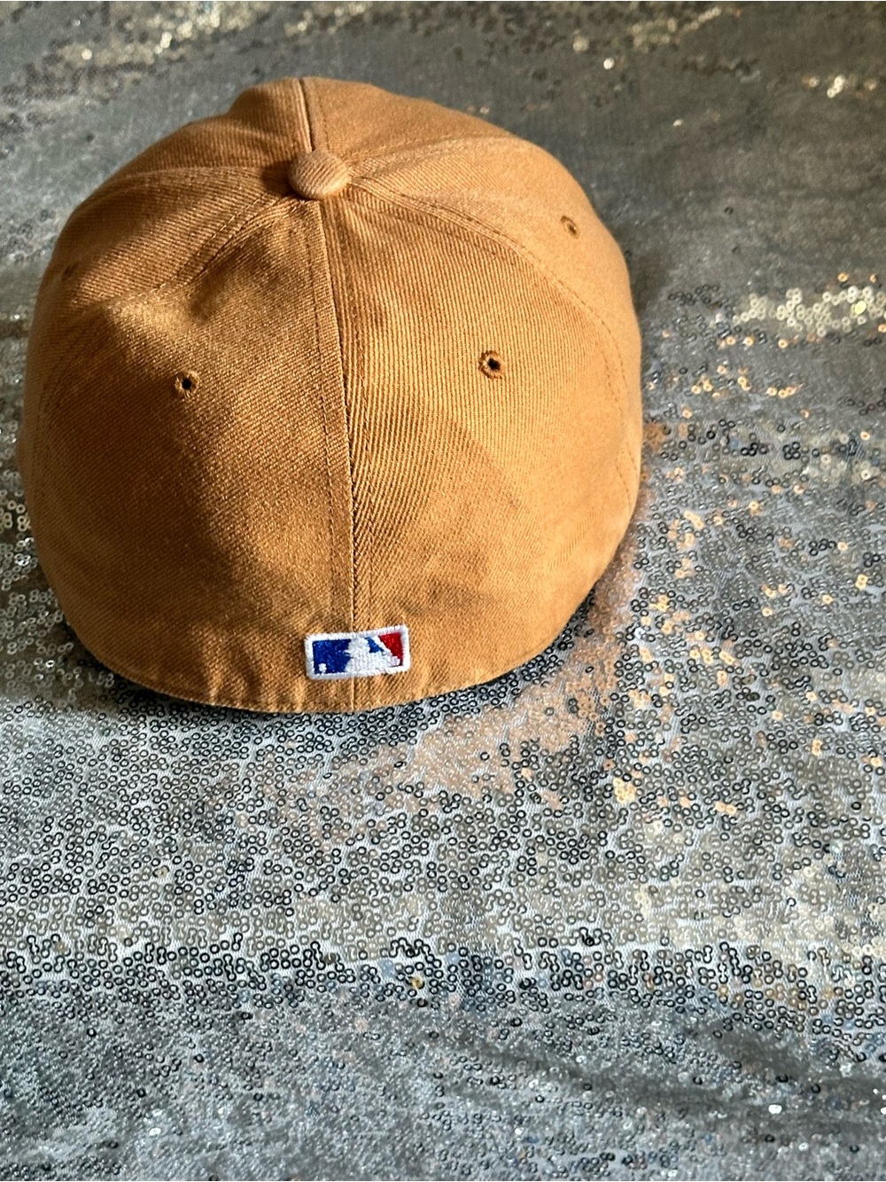 Mika Headwear Company Caramel Brown Snapback Hat with White Logo - Picture 6 of 14